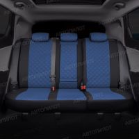 Чехлы Автопилот Экокожа Ромб на SsangYong Rexton 2002-2012 г.в.