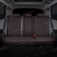 Чехлы Автопилот Экокожа Ромб на SsangYong Rexton 2002-2012 г.в.