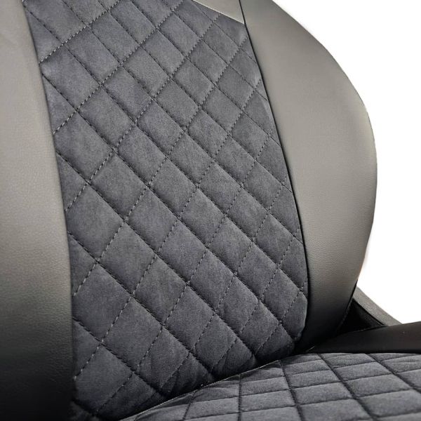 Чехлы Алькантара на Chevrolet Lanos