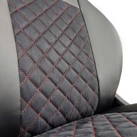 Чехлы Алькантара на Chevrolet Lanos