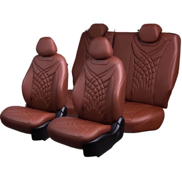 Чехлы Премиум Экокожа Байрон Президент|Жук на Renault Fluence 2009-2017 г.в.