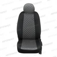 Чехлы Автопилот Алькантара Ромб на Audi A1 (8X) Hb с 10-18г.