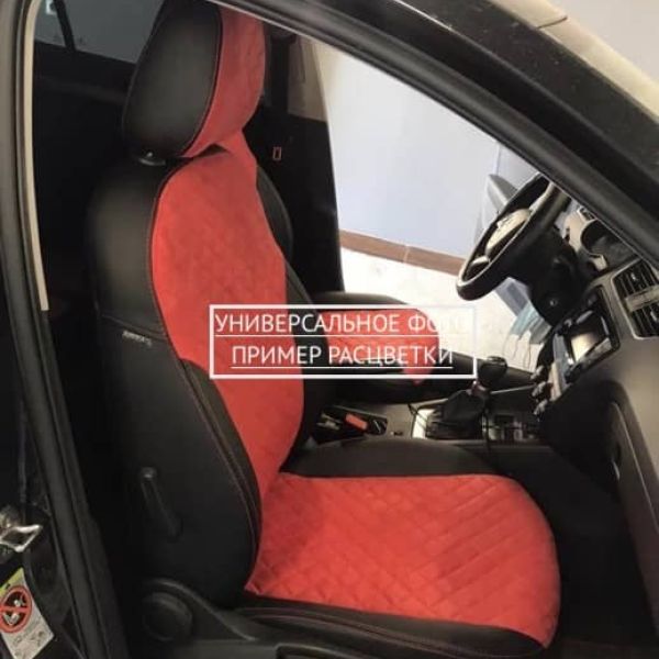 Чехлы Автопилот Алькантара Ромб на Audi A1 (8X) Hb с 10-18г.