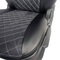 Чехлы Алькантара на Chevrolet Lanos