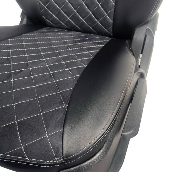 Чехлы Алькантара на Chevrolet Lanos