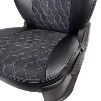 Чехлы Алькантара на Chevrolet Lanos