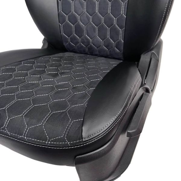 Чехлы Алькантара на Chevrolet Lanos